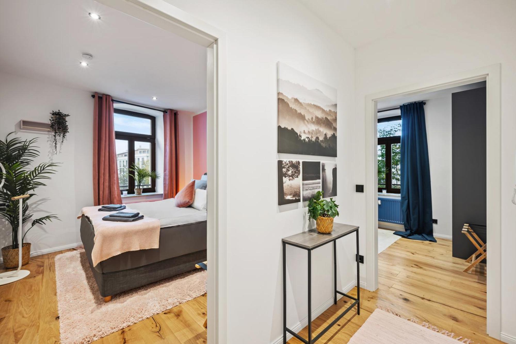 Edler Wohnraum Schlossteich-Suite 3 Sz Mit Zwei Balkonen, Kaffeevollautomat, Kamin, Klima, Lift & Zwei Parkplaetzen Chemnitz Exteriör bild