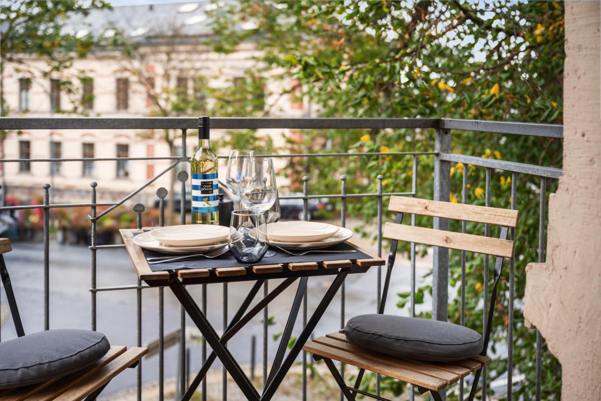Edler Wohnraum Schlossteich-Suite 3 Sz Mit Zwei Balkonen, Kaffeevollautomat, Kamin, Klima, Lift & Zwei Parkplaetzen Chemnitz Exteriör bild