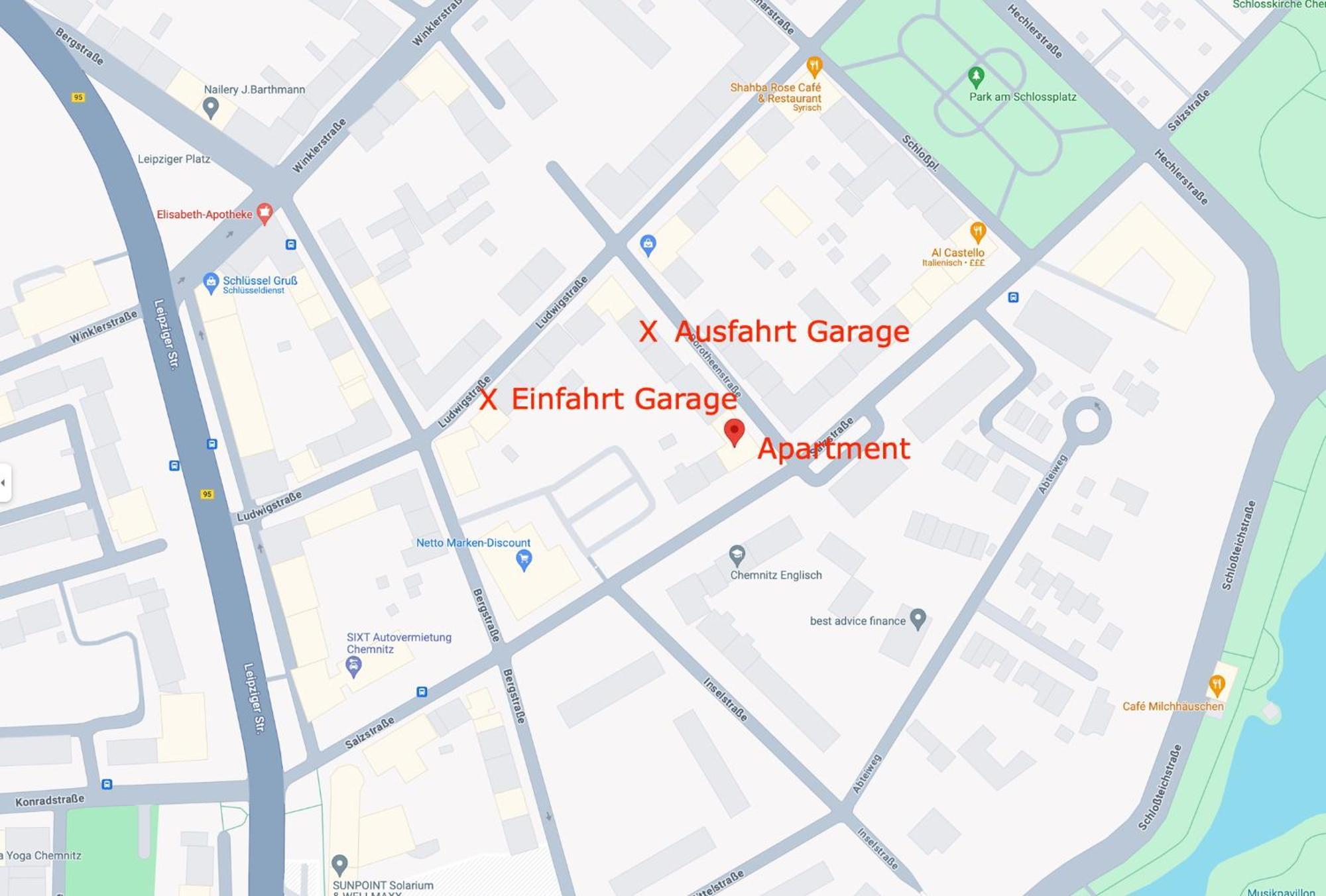 Edler Wohnraum Schlossteich-Suite 3 Sz Mit Zwei Balkonen, Kaffeevollautomat, Kamin, Klima, Lift & Zwei Parkplaetzen Chemnitz Exteriör bild